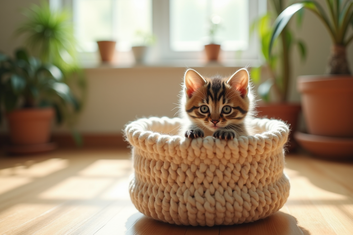 panier chaton